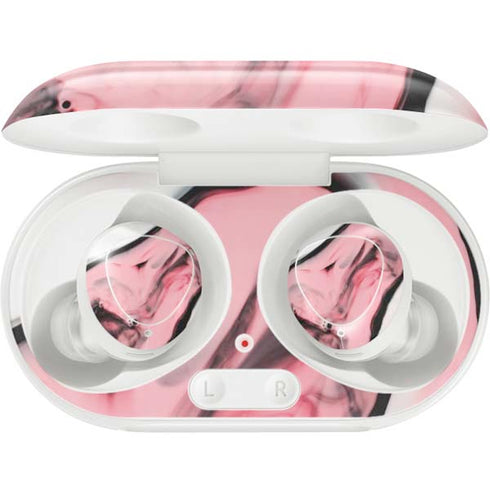 Pink Marble Ink Galaxy Buds Plus Skin